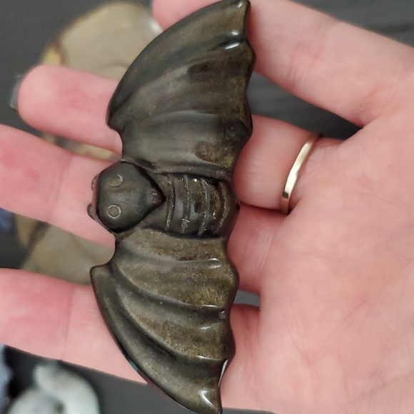 Gold Sheen Obsidian Bat 🦇 🦇 🦇 - Picture 4 of 4